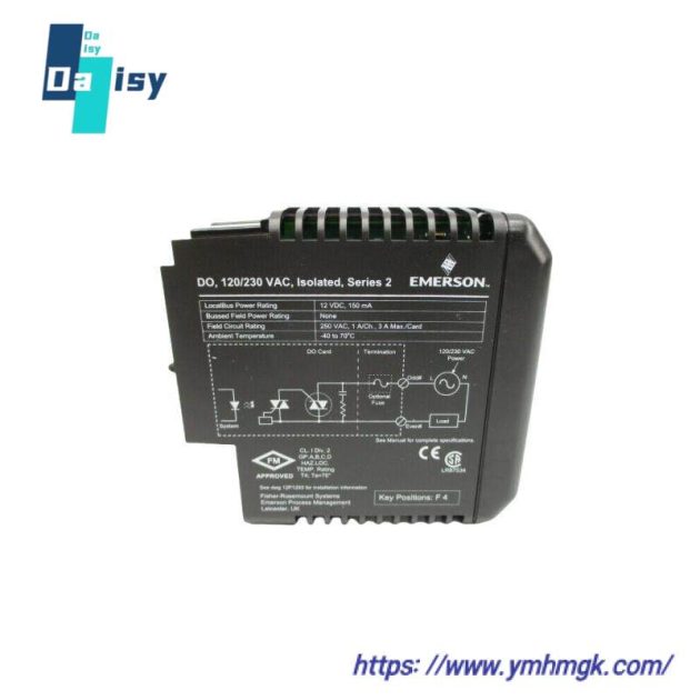 EMERSON A6370D High Precision Industrial Control Module