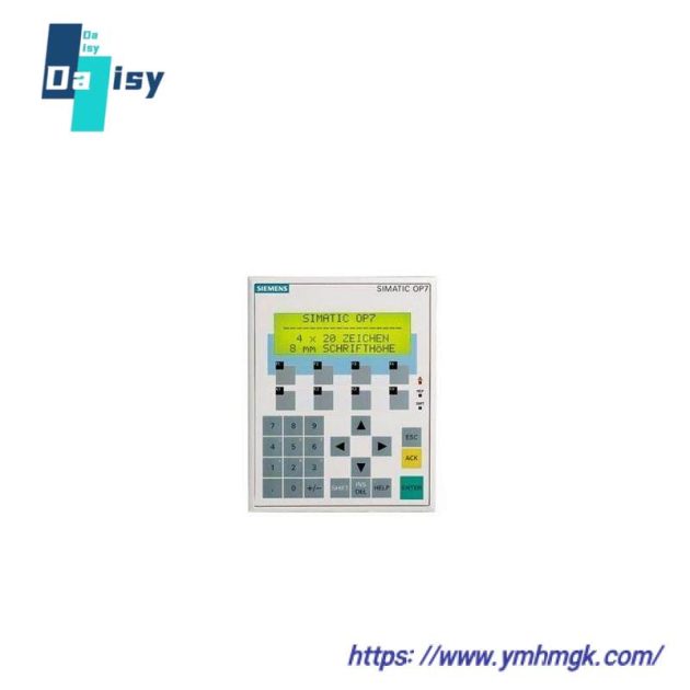 SIEMENS 6AV3607-1JC00-0AX1: OP7/PP LC Display for Industrial Control